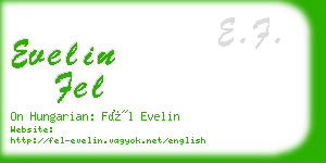 evelin fel business card